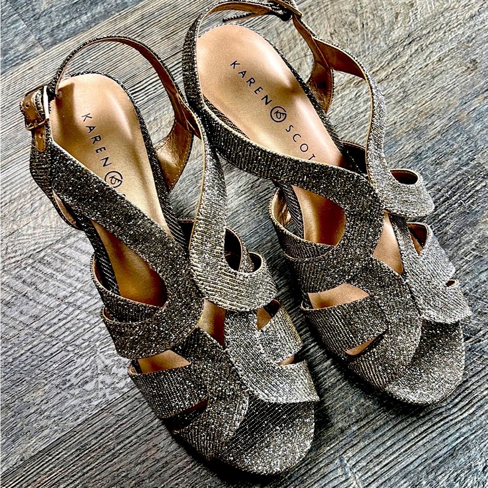 Karen Scott Special Occasion Strappy Heels